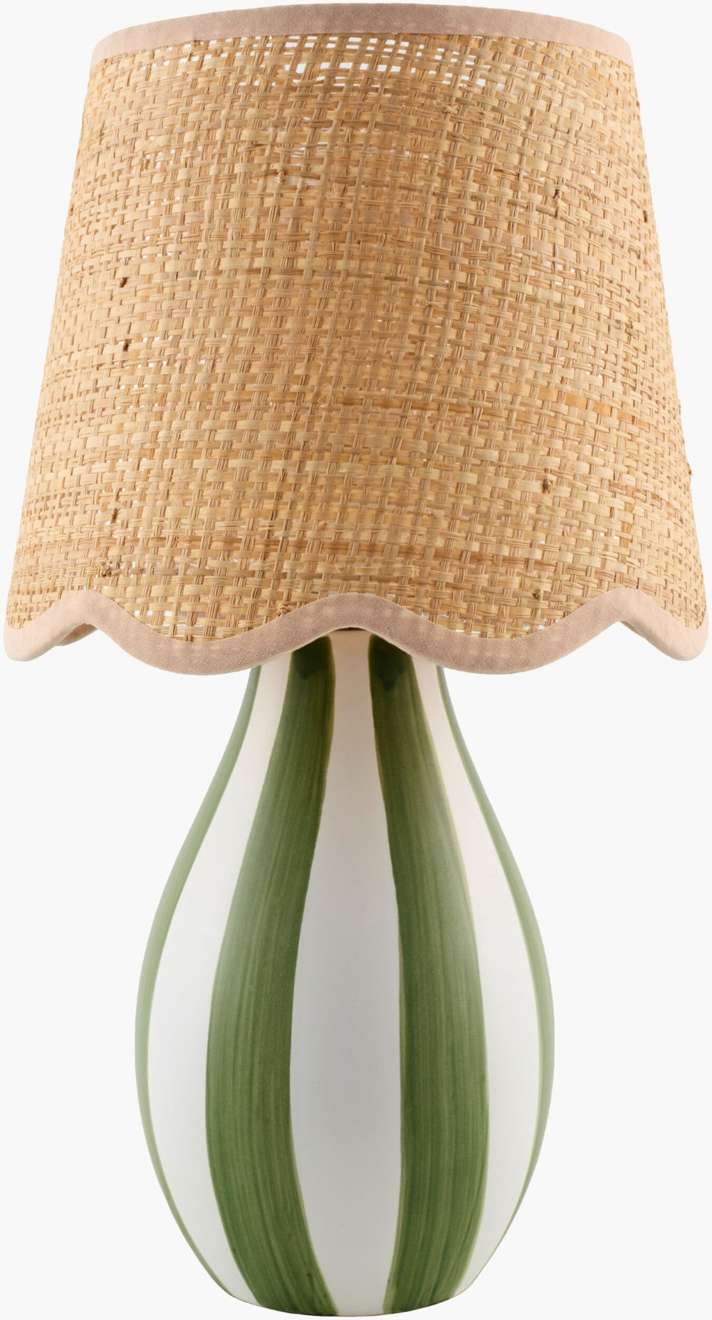 Livabliss Melbu Hand-painted Seagrass Accent Table Lamp Warm Ambient Glow for Cozy Interiors MLB-025