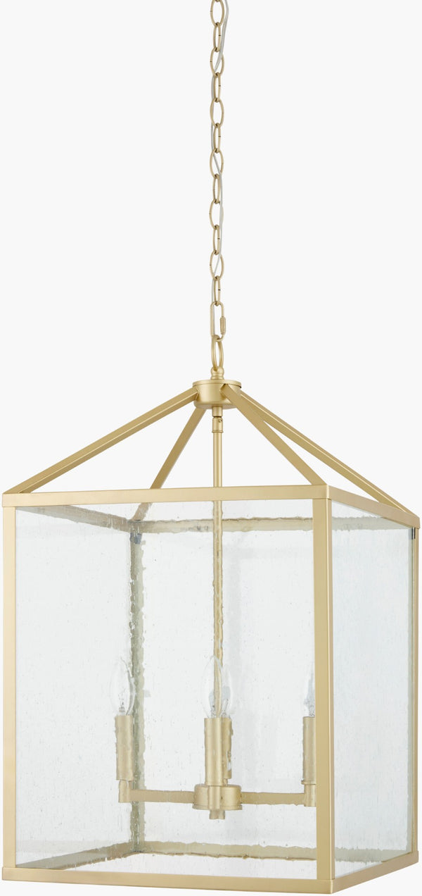 Livabliss Melle Industrial Iron Chandelier with Glass Liner Shades for Dining or Loft Spaces MLE-001
