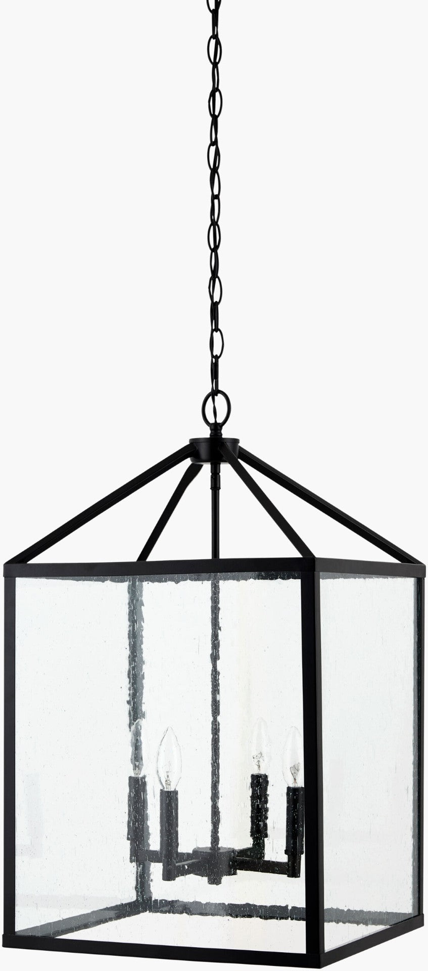 Livabliss Melle Iron and Glass Chandelier Industrial Rustic Ambient Light for Dining Rooms MLE-002
