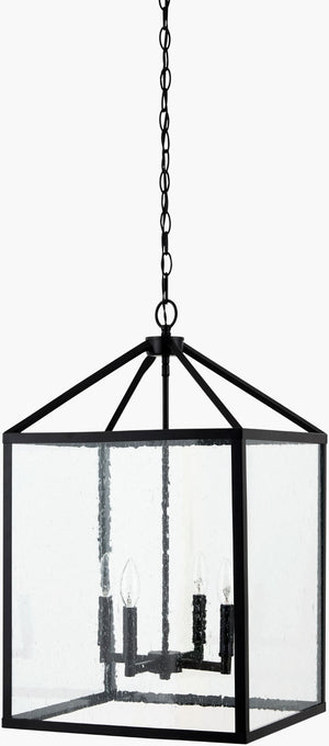 Livabliss Melle Iron and Glass Chandelier Industrial Rustic Ambient Light for Dining Rooms MLE-002