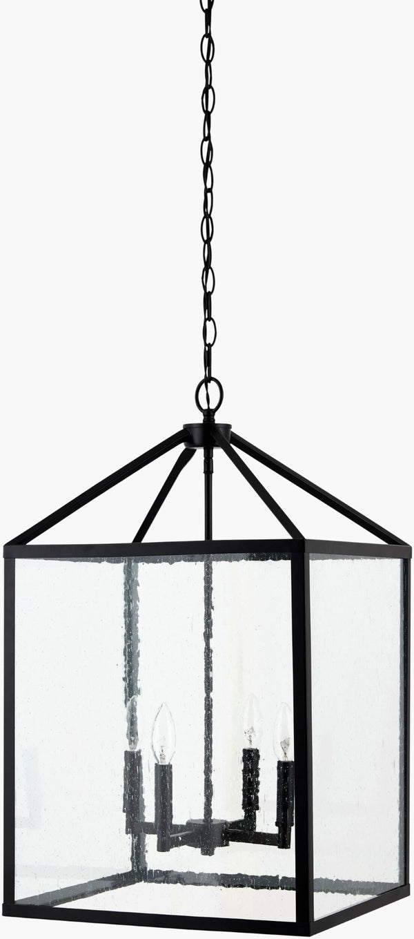 Livabliss Melle Iron and Glass Chandelier Industrial Rustic Ambient Light for Dining Rooms MLE-002