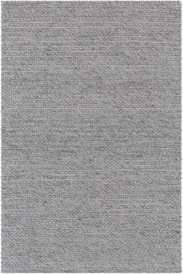 Surya Marlowe Handmade Area Rug 2' X 3' - Soft Viscose & Wool Blend, Modern Design For Any Room Gray Wool,Viscose Mle1000-23