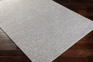 Surya Marlowe Handmade Area Rug 2' X 3' - Soft Viscose & Wool Blend, Modern Design For Any Room Gray Wool,Viscose Mle1000-23