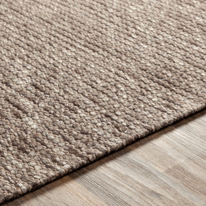 Surya Marlowe Handmade Area Rug 2' X 3' - Soft Viscose & Wool Blend, Modern Design For Any Room Medium Brown Wool,Viscose Mle1001-576