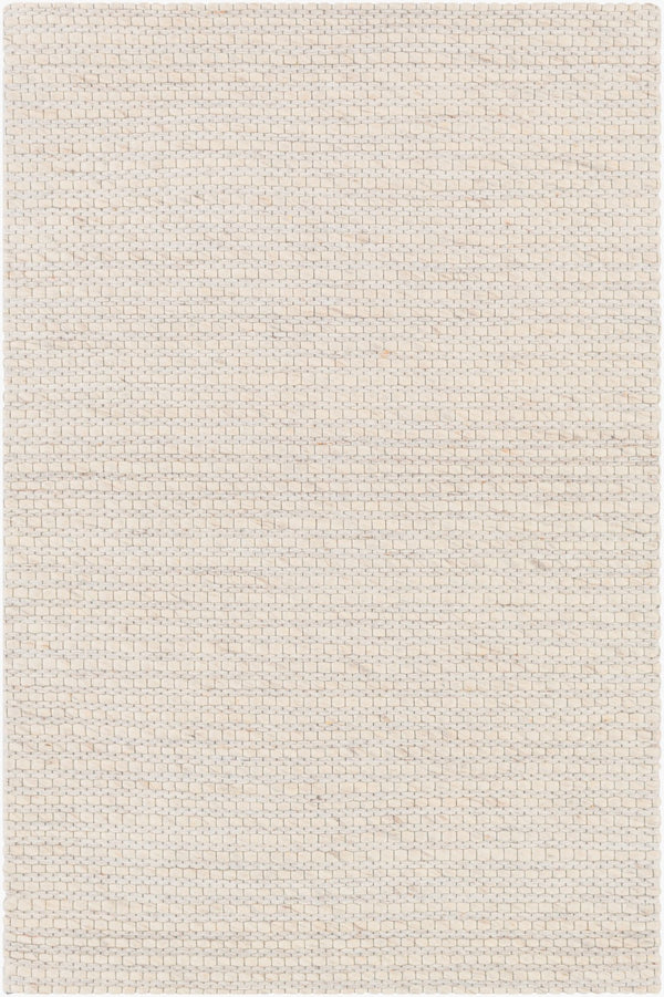 Surya Marlowe Handmade Area Rug 2' X 3' - Soft Viscose & Wool Blend, Modern Design For Any Room Ivory Wool,Viscose Mle1002-23