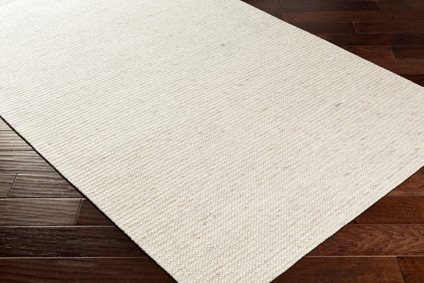 Surya Marlowe Handmade Area Rug 2' X 3' - Soft Viscose & Wool Blend, Modern Design For Any Room Ivory Wool,Viscose Mle1002-23