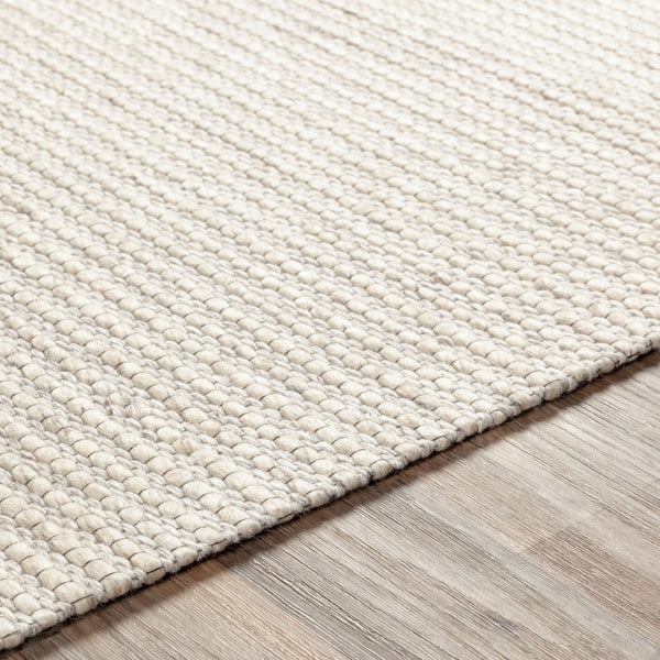 Surya Marlowe Handmade Area Rug 2' X 3' - Soft Viscose & Wool Blend, Modern Design For Any Room Ivory Wool,Viscose Mle1002-23