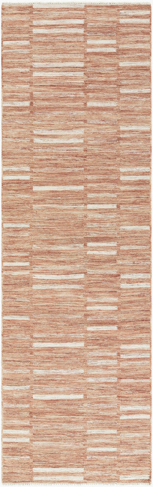 Surya Marseille Handmade 2' X 3' Wool Rug - Timeless Elegance With Fringe Detail For Cozy Living Spaces Terracotta Wool Mll2300-268