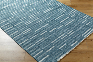 Marseille MLL-2301 9' x 12' Handmade Rug MLL2301-912  Nickel, Medium Grey, Slate Blue, Metallic - Silver, Light Silver Surya