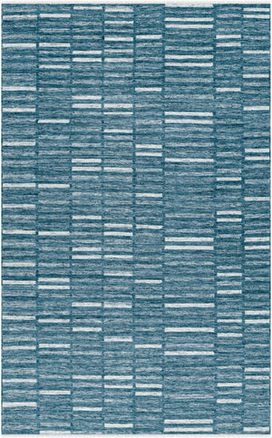 Surya Marseille Handmade 2' X 3' Wool Rug - Timeless Elegance With Fringe Detail For Cozy Living Spaces Teal Wool Mll2301-23