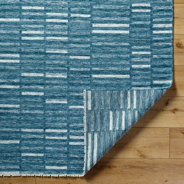 Marseille MLL-2301 9' x 12' Handmade Rug MLL2301-912  Nickel, Medium Grey, Slate Blue, Metallic - Silver, Light Silver Surya