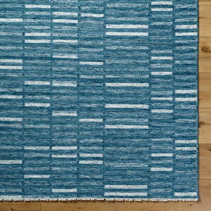 Marseille MLL-2301 9' x 12' Handmade Rug MLL2301-912  Nickel, Medium Grey, Slate Blue, Metallic - Silver, Light Silver Surya