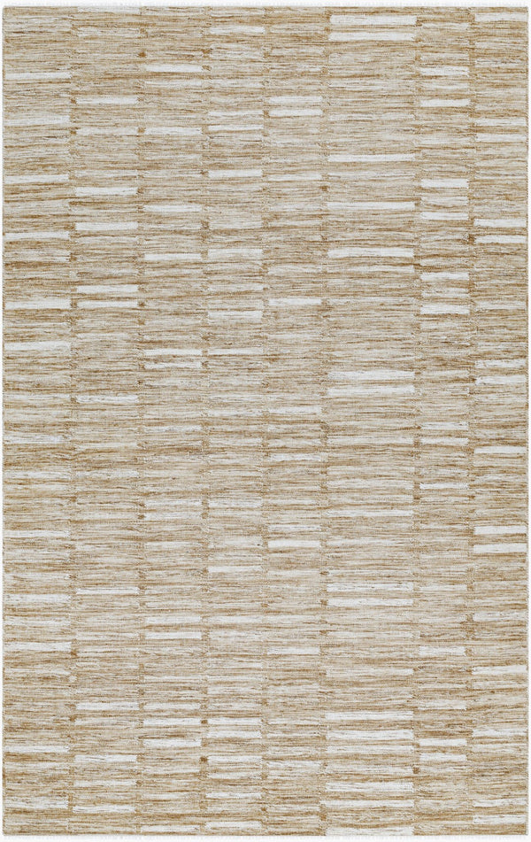 Surya Marseille Handmade 2' X 3' Wool Rug - Timeless Elegance With Fringe Detail For Cozy Living Spaces Beige Wool Mll2302-58