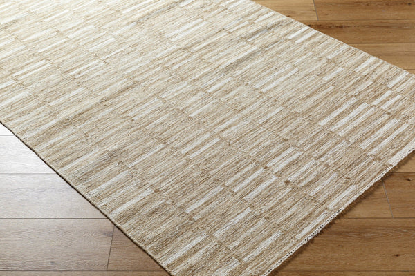 Surya Marseille Handmade 2' X 3' Wool Rug - Timeless Elegance With Fringe Detail For Cozy Living Spaces Beige Wool Mll2302-268