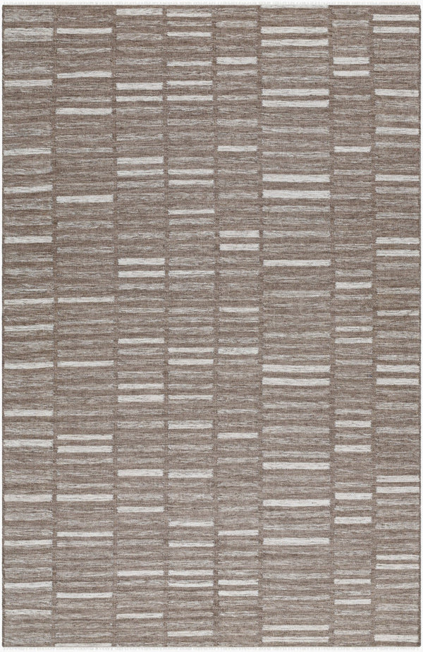 Surya Marseille Handmade 2' X 3' Wool Rug - Timeless Elegance With Fringe Detail For Cozy Living Spaces Taupe Wool Mll2303-268