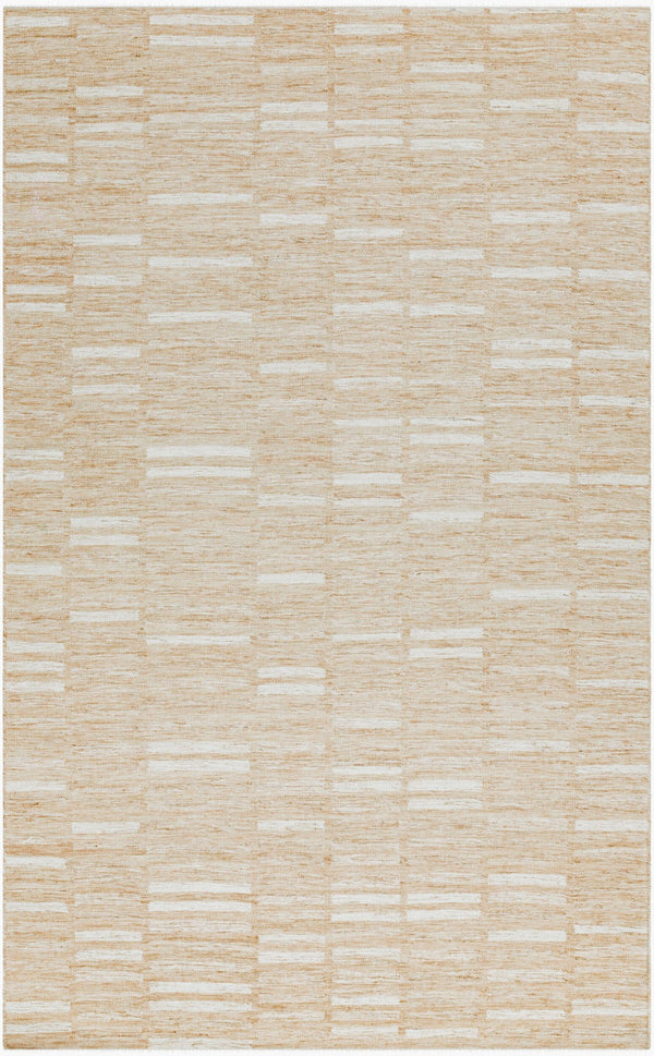 Surya Marseille Handmade 2' X 3' Wool Rug - Timeless Elegance With Fringe Detail For Cozy Living Spaces Beige Wool Mll2304-23