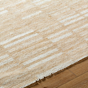 Surya Marseille Handmade 2' X 3' Wool Rug - Timeless Elegance With Fringe Detail For Cozy Living Spaces Beige Wool Mll2304-23