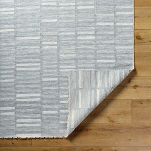Marseille MLL-2305 9' x 12' Handmade Rug MLL2305-912  Metallic - Silver, Grey, Silver Surya