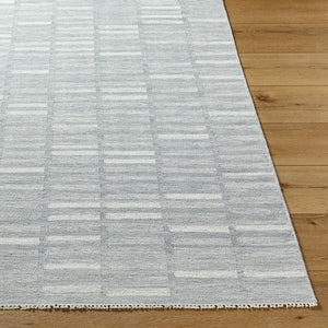 Marseille MLL-2305 9' x 12' Handmade Rug MLL2305-912  Metallic - Silver, Grey, Silver Surya