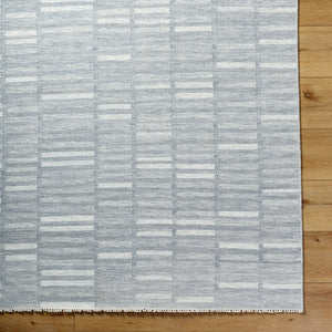 Marseille MLL-2305 9' x 12' Handmade Rug MLL2305-912  Metallic - Silver, Grey, Silver Surya