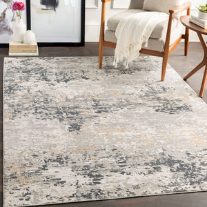 Livabliss Milano Machine Woven Viscose Blend Accent Rug with Lustrous High Low Pile Texture Light Gray, Sla 2' x 2'11" MLN2301-23