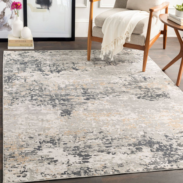 Livabliss Milano Machine Woven Viscose Blend Accent Rug with Lustrous High Low Pile Texture Light Gray, Sla 2' x 2'11" MLN2301-23