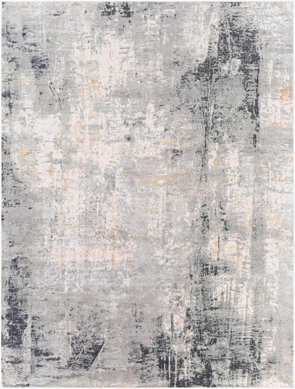 Livabliss Milano Machine Woven Accent Rug Mid-century Polyester Viscose Blend for Entryways Light Gray, Sla 7'10" x 10'2" MLN2304-710103
