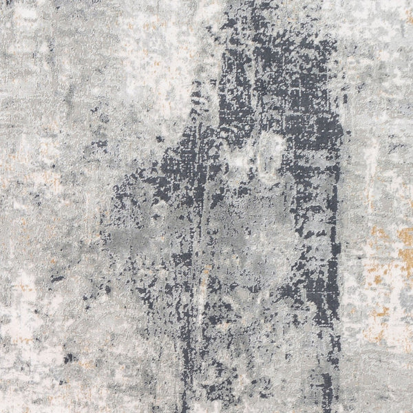 Livabliss Milano Machine Woven Accent Rug Mid-century Polyester Viscose Blend for Entryways Light Gray, Sla 5'3" x 7'3" MLN2304-5373