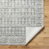 Marlon MLO-2301 9'1" x 12' Machine Woven Rug MLO2301-9112  Slate, Blue, Light Beige, Olive, Dusty Coral Surya