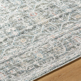 Marlon MLO-2301 9'1" x 12' Machine Woven Rug MLO2301-9112  Slate, Blue, Light Beige, Olive, Dusty Coral Surya