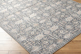 Marlon MLO-2302 9'1" x 12' Machine Woven Rug MLO2302-9112  Black, Light Beige, Orange, Olive, Gray, Charcoal Surya