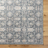 Marlon MLO-2302 9'1" x 12' Machine Woven Rug MLO2302-9112  Black, Light Beige, Orange, Olive, Gray, Charcoal Surya