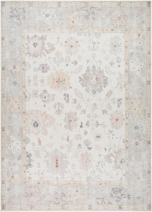 Marlon MLO-2305 9'1" x 12' Machine Woven Rug MLO2305-9112  Taupe, Light Gray, Gray, Tan, Light Brown, Dusty Pink Surya
