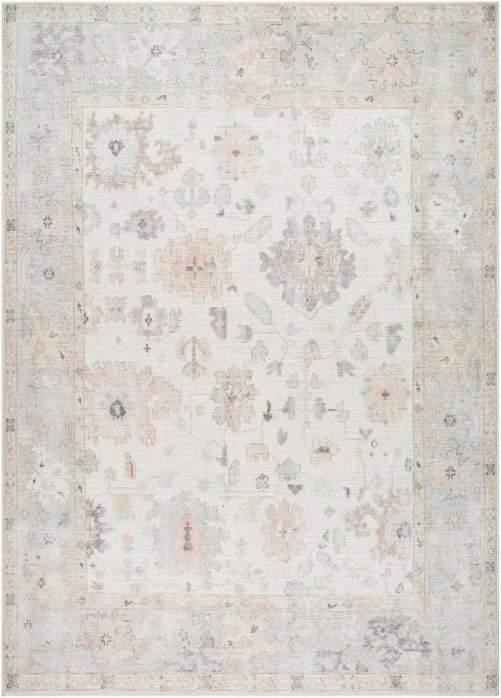 Livabliss Marlon Machine Woven Polyester Accent Rug for Entryway Bathroom or Bedside Decor Taupe, Light Gr 2'7" x 7'3" MLO2305-2773