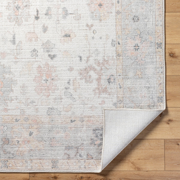 Marlon MLO-2305 9'1" x 12' Machine Woven Rug MLO2305-9112  Taupe, Light Gray, Gray, Tan, Light Brown, Dusty Pink Surya