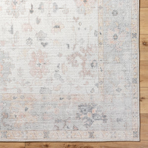 Marlon MLO-2305 9'1" x 12' Machine Woven Rug MLO2305-9112  Taupe, Light Gray, Gray, Tan, Light Brown, Dusty Pink Surya