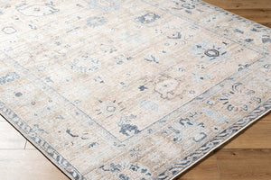 Livabliss Marlon Machine Woven Polyester Accent Rug for Entryways Hallways and Bedside Areas Light Beige, Ta 3'10" x 5'7" MLO2306-31057