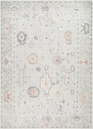 Marlon MLO-2308 9'1" x 12' Machine Woven Rug MLO2308-9112  Light Slate, Gray, Tan, Medium Brown, Dusty Pink Surya