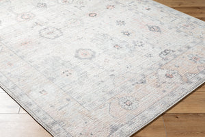 Marlon MLO-2309 9'1" x 12' Machine Woven Rug MLO2309-9112  Light Beige, Light Gray, Gray, Tan, Dusty Pink, Dusty Coral Surya