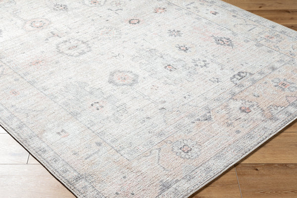 Marlon MLO-2309 9'1" x 12' Machine Woven Rug MLO2309-9112  Light Beige, Light Gray, Gray, Tan, Dusty Pink, Dusty Coral Surya