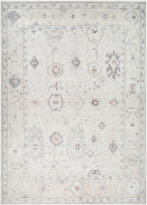 Livabliss Marlon Machine Woven Polyester Area Rug for Entryways Bedrooms and Cozy Spaces Light Beige, Li 6'6" x 9' MLO2309-669