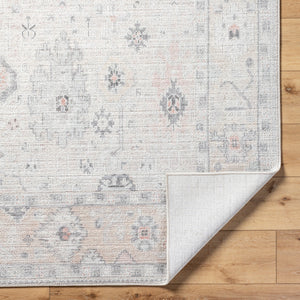 Marlon MLO-2309 9'1" x 12' Machine Woven Rug MLO2309-9112  Light Beige, Light Gray, Gray, Tan, Dusty Pink, Dusty Coral Surya