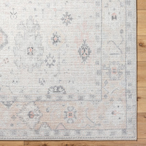 Marlon MLO-2309 9'1" x 12' Machine Woven Rug MLO2309-9112  Light Beige, Light Gray, Gray, Tan, Dusty Pink, Dusty Coral Surya