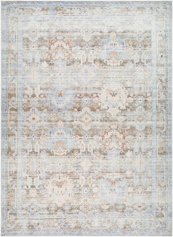 Livabliss Marlon Machine Woven Polyester Accent Rug Soft Medium Pile for Entryway or Bedside Olive, Light Ol 9'1" x 12' MLO2312-9112