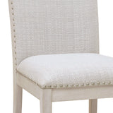 Ashby Place Upholstered Side Chair Natural with Reflection Gray Finish P359270 Pulaski Furniture