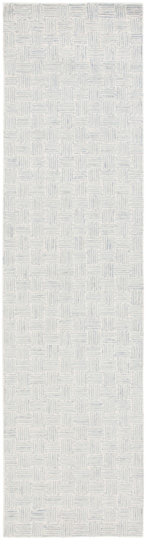 Safavieh Micro-Loop 537 Hand Tufted Modern Rug Ivory / Grey MLP537A-8