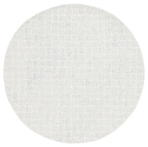 Safavieh Micro-Loop 537 Hand Tufted Modern Rug Ivory / Grey MLP537A-8