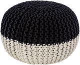 Malmo MLPF-015 14"H x 20"W x 20"D Pouf MLPF015-202014 Livabliss Surya