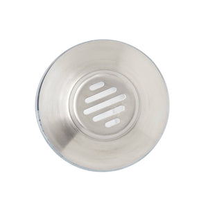 Lenox Cambridge Silver Stainless Steel Glass Recipe Shaker NO COLOR GLASS,CRYSTAL 9270GSCGT54