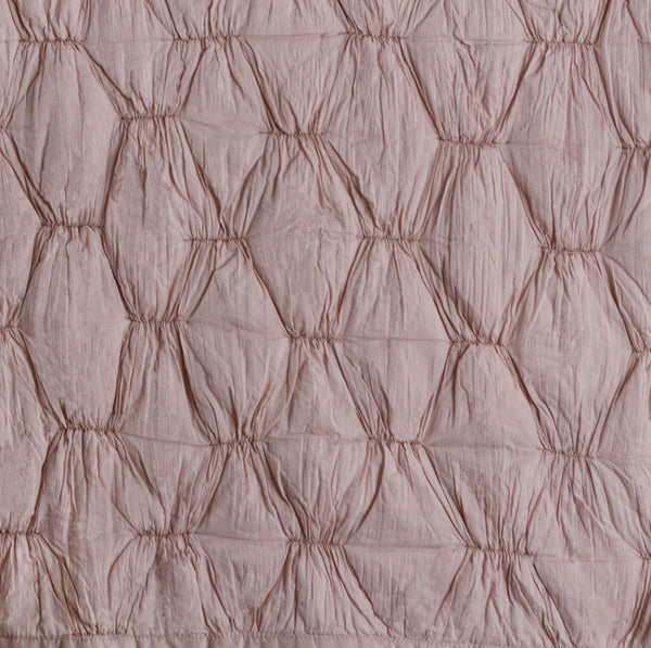 Surya Melissa Quilt - Premium Indian Cotton, Cozy Cottage Style, Machine Washable & Durable Comfort 68"X86" Blush Cotton,Cotton Mls1000-t
